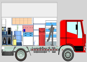 HOWO 4X2 Mobile Maintenance and Service Vehicle